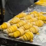 Croissant em massa recheado ultracongelado